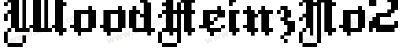 WoodHeinzNo2 New字体转换 WoodHeinzNo2 New字体转换